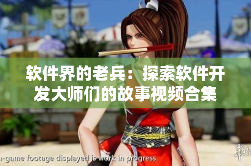 軟件界的老兵：探索軟件開(kāi)發(fā)大師們的故事視頻合集