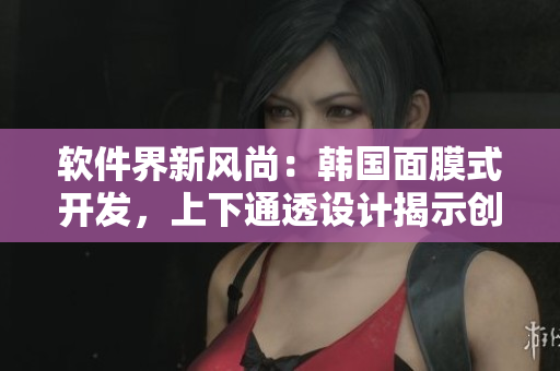 軟件界新風尚：韓國面膜式開發(fā)，上下通透設計揭示創(chuàng)新軟件開發(fā)之道