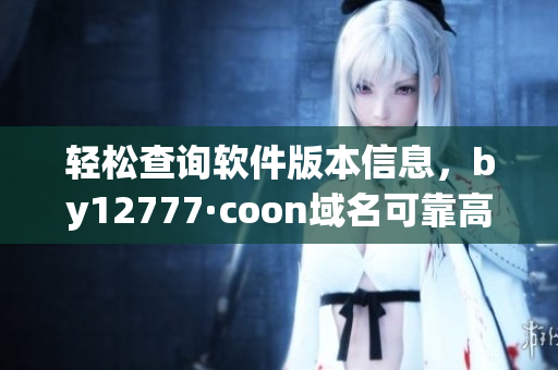 輕松查詢軟件版本信息，by12777·coon域名可靠高效