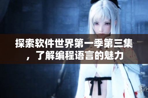 探索軟件世界第一季第三集，了解編程語言的魅力