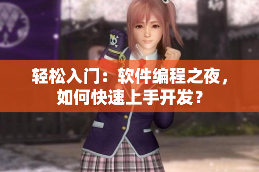 輕松入門：軟件編程之夜，如何快速上手開發(fā)？