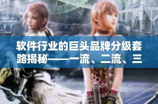 軟件行業(yè)的巨頭品牌分級套路揭秘——一流、二流、三流軟件公司你了解多少？
