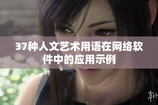 37種人文藝術(shù)用語在網(wǎng)絡(luò)軟件中的應(yīng)用示例