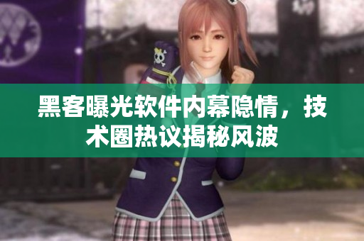 黑客曝光軟件內(nèi)幕隱情，技術(shù)圈熱議揭秘風(fēng)波