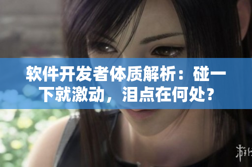 軟件開(kāi)發(fā)者體質(zhì)解析：碰一下就激動(dòng)，淚點(diǎn)在何處？