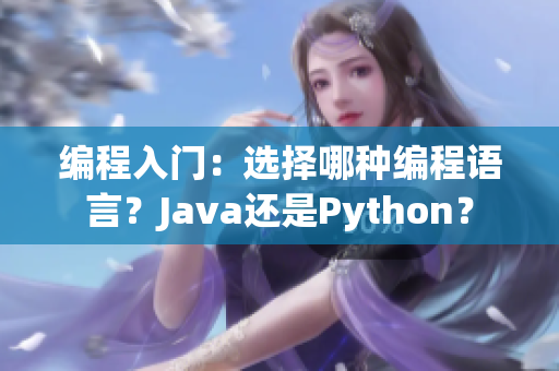 編程入門(mén)：選擇哪種編程語(yǔ)言？Java還是Python？