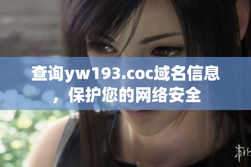查詢yw193.coc域名信息，保護您的網(wǎng)絡(luò)安全