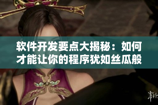 軟件開發(fā)要點大揭秘：如何才能讓你的程序猶如絲瓜般美味？