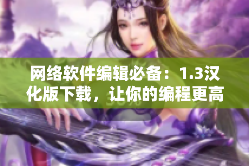 網(wǎng)絡(luò)軟件編輯必備：1.3漢化版下載，讓你的編程更高效