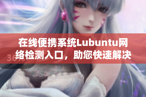 在線便攜系統(tǒng)Lubuntu網(wǎng)絡(luò)檢測入口，助您快速解決軟件問題！