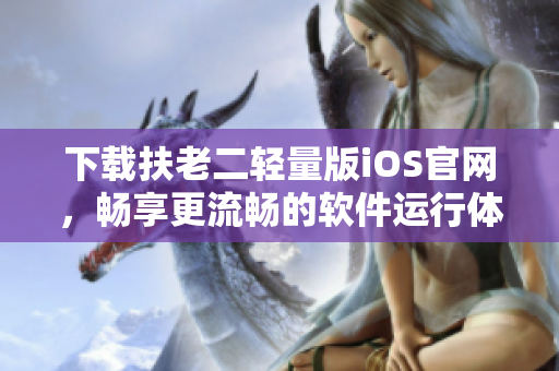 下載扶老二輕量版iOS官網(wǎng)，暢享更流暢的軟件運行體驗