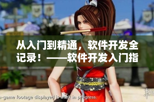 從入門到精通，軟件開發(fā)全記錄！——軟件開發(fā)入門指南