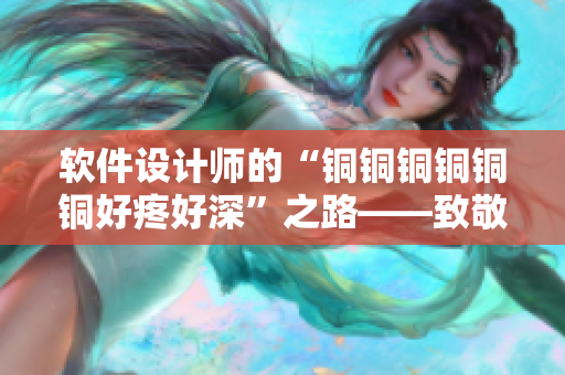 軟件設(shè)計師的“銅銅銅銅銅銅好疼好深”之路——致敬技術(shù)探索與突破