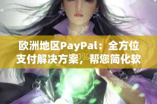 歐洲地區(qū)PayPal：全方位支付解決方案，幫您簡化軟件購買流程