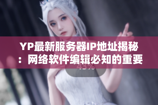 YP最新服務器IP地址揭秘：網絡軟件編輯必知的重要信息