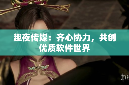 趣夜傳媒：齊心協(xié)力，共創(chuàng)優(yōu)質(zhì)軟件世界