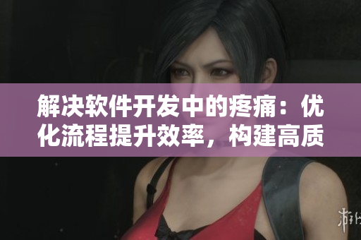 解決軟件開發(fā)中的疼痛：優(yōu)化流程提升效率，構(gòu)建高質(zhì)量項目
