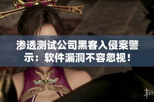 滲透測試公司黑客入侵案警示：軟件漏洞不容忽視！