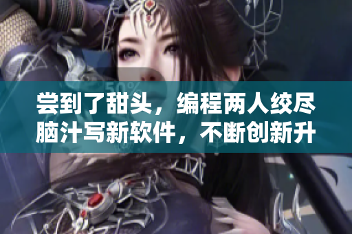 嘗到了甜頭，編程兩人絞盡腦汁寫新軟件，不斷創(chuàng)新升級