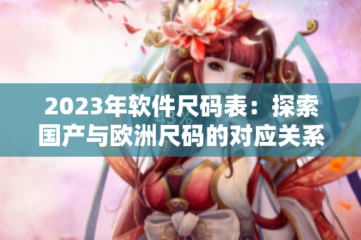 2023年軟件尺碼表：探索國產與歐洲尺碼的對應關系