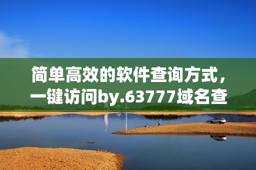 簡單高效的軟件查詢方式，一鍵訪問by.63777域名查詢軟件信息