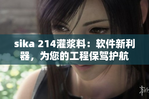 sika 214灌漿料：軟件新利器，為您的工程保駕護航
