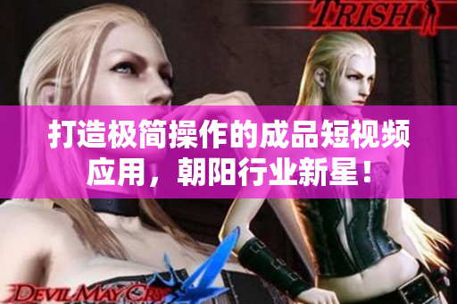 打造極簡操作的成品短視頻應用，朝陽行業(yè)新星！
