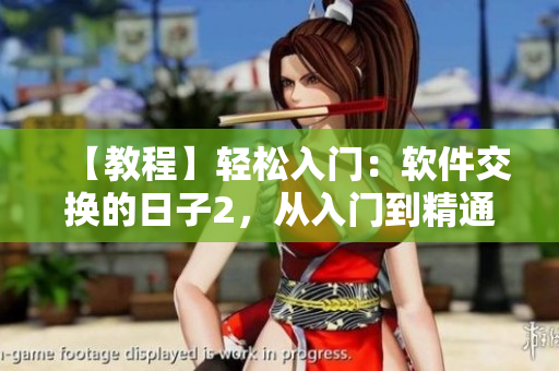【教程】輕松入門：軟件交換的日子2，從入門到精通