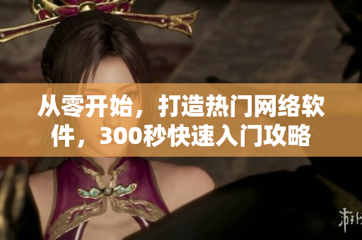 從零開始，打造熱門網(wǎng)絡軟件，300秒快速入門攻略
