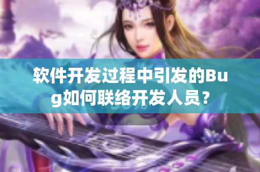 軟件開發(fā)過程中引發(fā)的Bug如何聯(lián)絡開發(fā)人員？