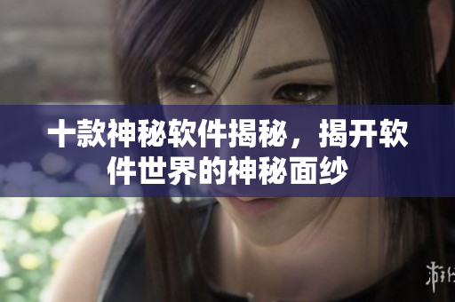 十款神秘軟件揭秘，揭開軟件世界的神秘面紗