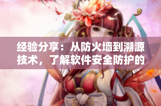 經(jīng)驗(yàn)分享：從防火墻到溯源技術(shù)，了解軟件安全防護(hù)的多個(gè)層面