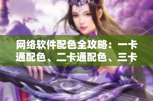 網(wǎng)絡(luò)軟件配色全攻略：一卡通配色、二卡通配色、三卡通配色