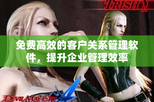免費高效的客戶關(guān)系管理軟件，提升企業(yè)管理效率