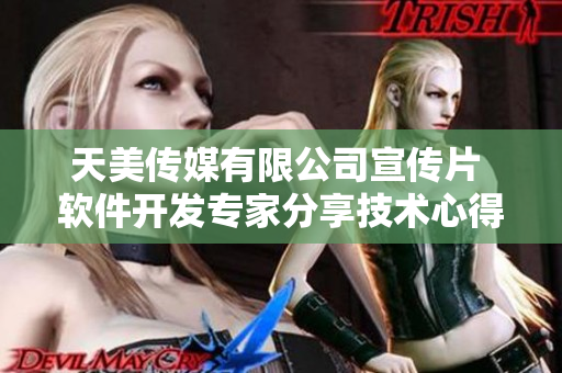 天美傳媒有限公司宣傳片 軟件開發(fā)專家分享技術心得
