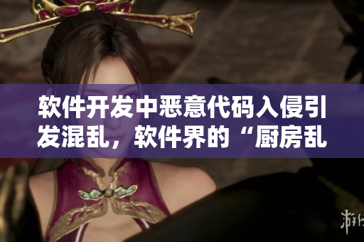 軟件開發(fā)中惡意代碼入侵引發(fā)混亂，軟件界的“廚房亂戰(zhàn)”開始了