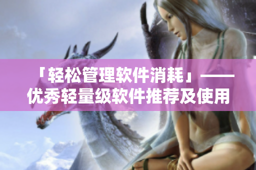 「輕松管理軟件消耗」——優(yōu)秀輕量級(jí)軟件推薦及使用小技巧