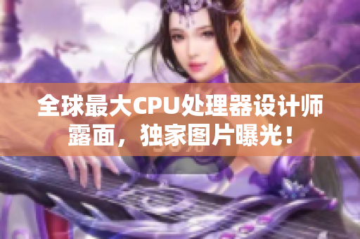 全球最大CPU處理器設(shè)計(jì)師露面，獨(dú)家圖片曝光！