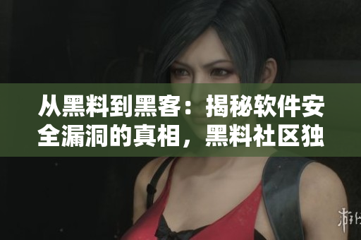 從黑料到黑客：揭秘軟件安全漏洞的真相，黑料社區(qū)獨(dú)家報(bào)道