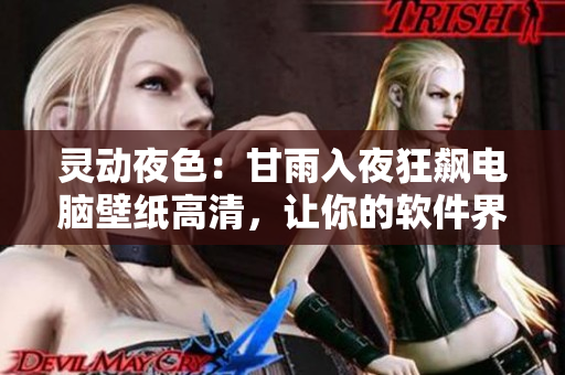 靈動(dòng)夜色：甘雨入夜狂飆電腦壁紙高清，讓你的軟件界面舞動(dòng)起來(lái)！