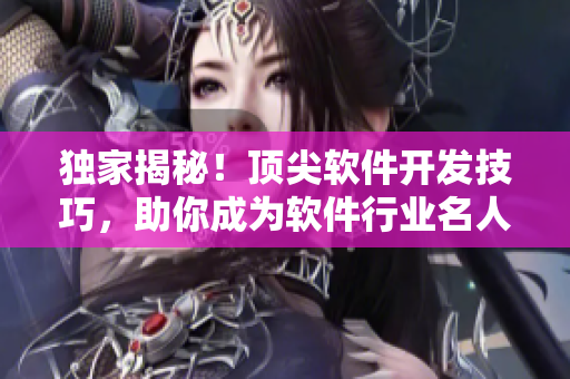 獨(dú)家揭秘！頂尖軟件開(kāi)發(fā)技巧，助你成為軟件行業(yè)名人