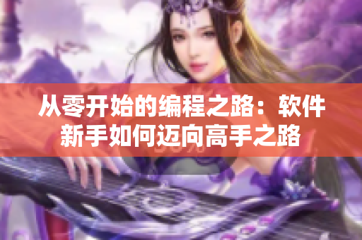 從零開(kāi)始的編程之路：軟件新手如何邁向高手之路