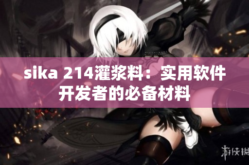 sika 214灌漿料：實用軟件開發(fā)者的必備材料