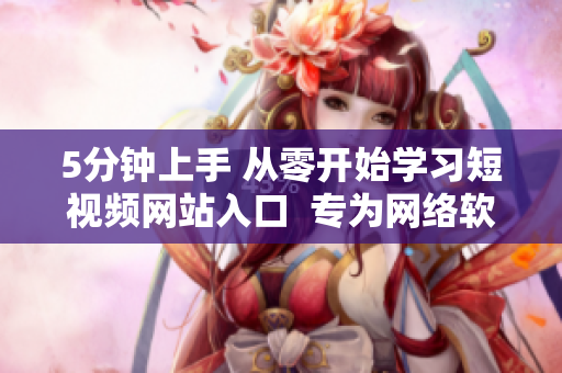 5分鐘上手 從零開始學習短視頻網(wǎng)站入口  專為網(wǎng)絡軟件編程愛好者推薦