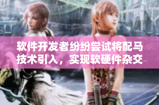 軟件開發(fā)者紛紛嘗試將配馬技術(shù)引入，實(shí)現(xiàn)軟硬件雜交融合