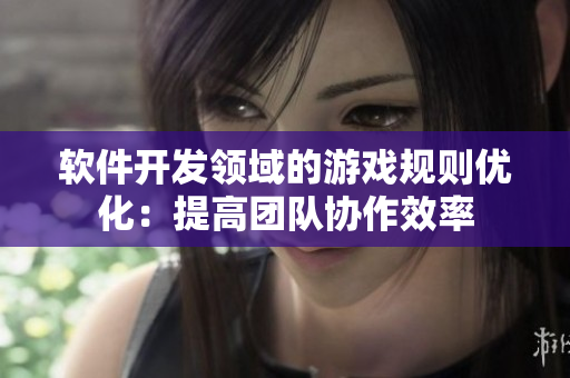 軟件開發(fā)領(lǐng)域的游戲規(guī)則優(yōu)化：提高團(tuán)隊協(xié)作效率