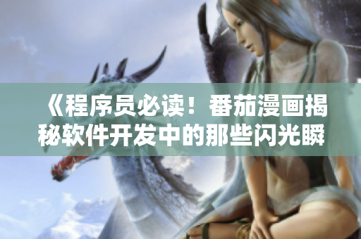 《程序員必讀！番茄漫畫(huà)揭秘軟件開(kāi)發(fā)中的那些閃光瞬間》