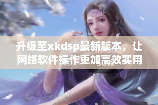 升級(jí)至xkdsp最新版本，讓網(wǎng)絡(luò)軟件操作更加高效實(shí)用