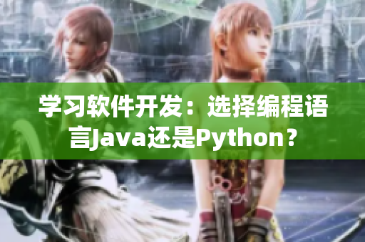 學(xué)習(xí)軟件開發(fā)：選擇編程語言Java還是Python？