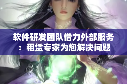 軟件研發(fā)團(tuán)隊(duì)借力外部服務(wù)：租賃專家為您解決問題